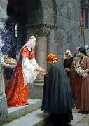 Edmund Blair Leighton The Charity of St Elizabeth of Hungary Germany oil painting artist
